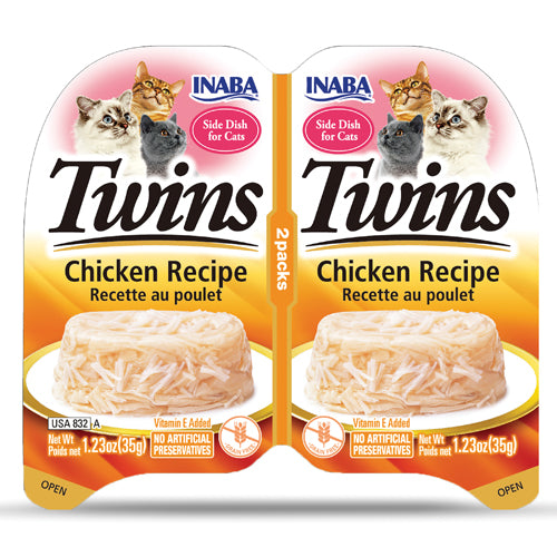 Alimento Húmedo para Gato Inaba Twins Chicken Recipe Pollo 70 g | 2 Packs