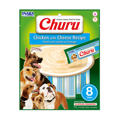 Snack para perro Inaba Churu 8 piezas - pollo con queso 160 g