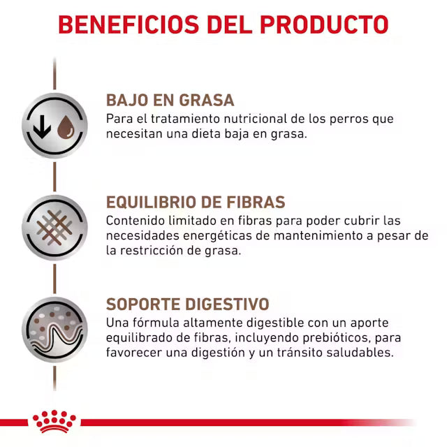Alimento para perro Royal Canin Gastrointestinal Low Fat Small Dog. 1.5kg
