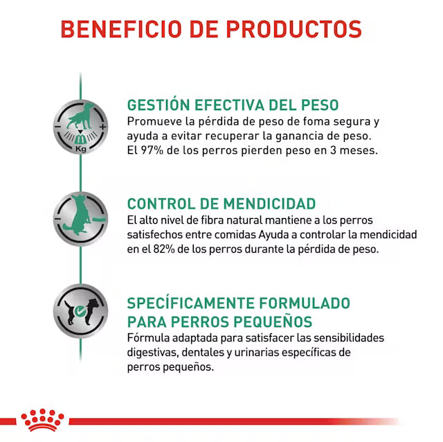 Alimento para perro Royal Canin Satiety Small Dog 1.5kg