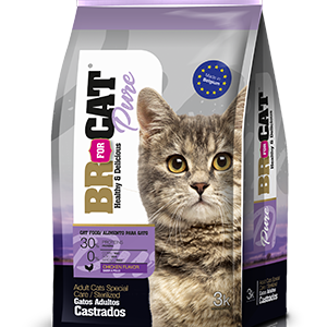 Alimento para gato BR adulto castrado
