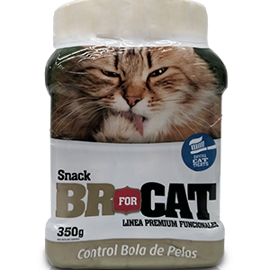 Snack para gato BR control bolas de pelo en bombonera