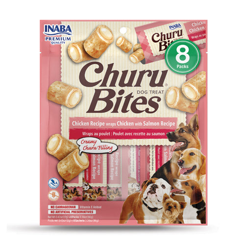 Snack para perro Churu Bites Pollo (Rosado) – 8 piezas / 56g