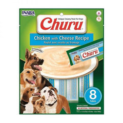 Snack para perro Inaba Churu 8 piezas - pollo con queso 160 g