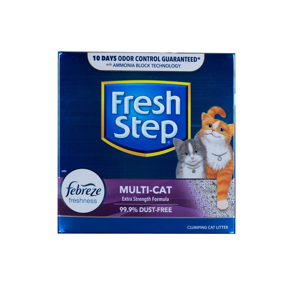 Arena para gato Fresh Step Multi-Cat con Febreze 14 lb