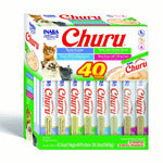 Caja Churu Snack Para Gato Atún Mariscos Variedad Inaba – 40 unidades x 14 g