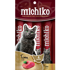 Sobre para gato Michiko sabor atún x4