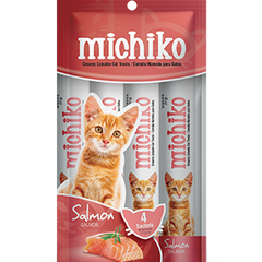 Sobre para gato Michiko sabor salmón x4