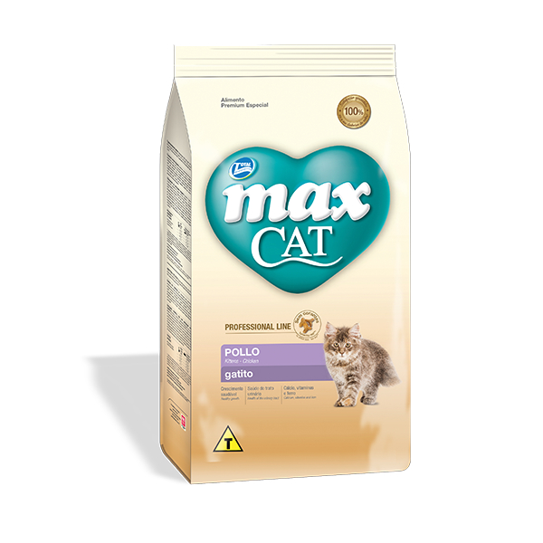 Alimento para gato cachorro Max Professional Line Pollo 1 kg
