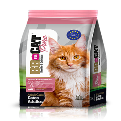 Alimento para gato adulto BR sabor salmón