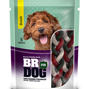 Snack para perro BR Braids x5 unidades