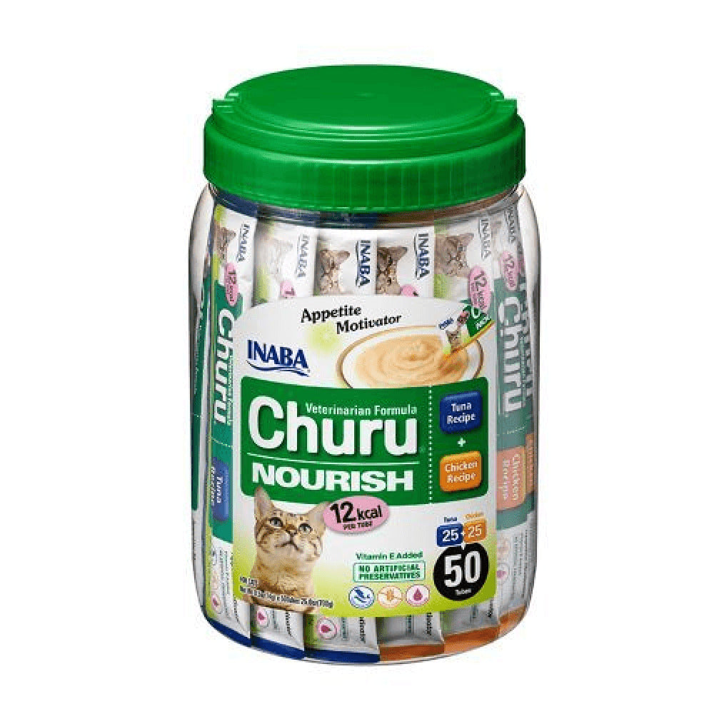 Snack Para Gato Churu Nourish Bombonera – 50 unidades x 14 g