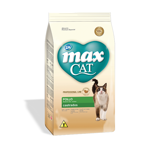 Alimento para gato castrado Max Professional Line 1 kg