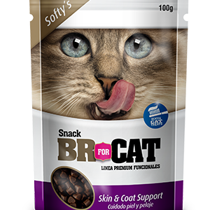 Snack para gato BR Softy Skin & Coat Support 100 g