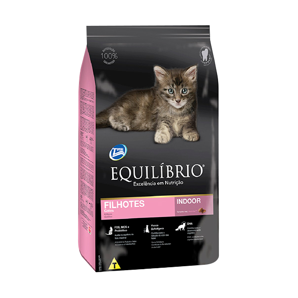 Alimento para gatito Equilíbrio Indoor 1.5 kg