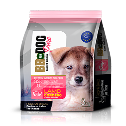 Alimento para cachorro BR sabor cordero