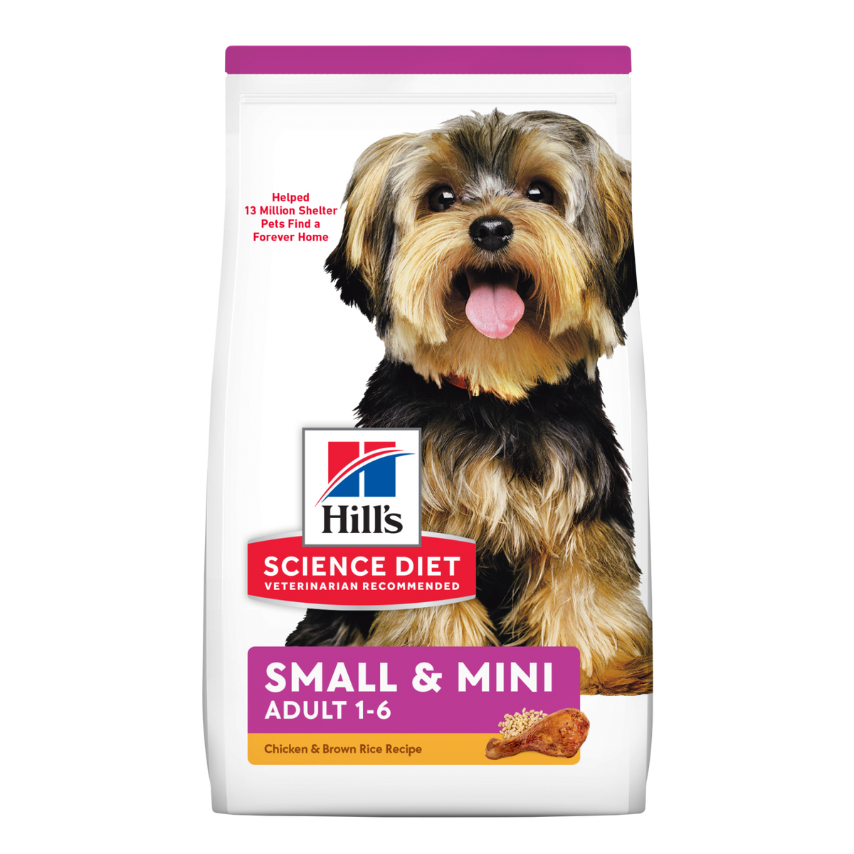 Alimento para perro Hill's Science Diet Small & Mini Adult 1-6 Pollo y Arroz 2kg