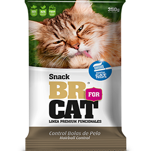 Snack para gato BR control de bolas de pelo 350 g
