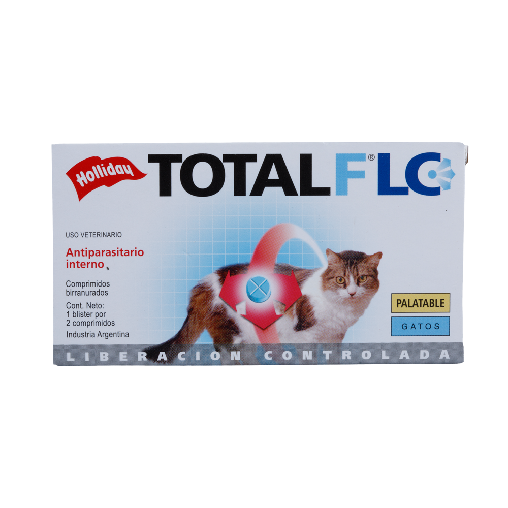 Antiparasitario interno Total FLC para gatos – 2 comprimidos