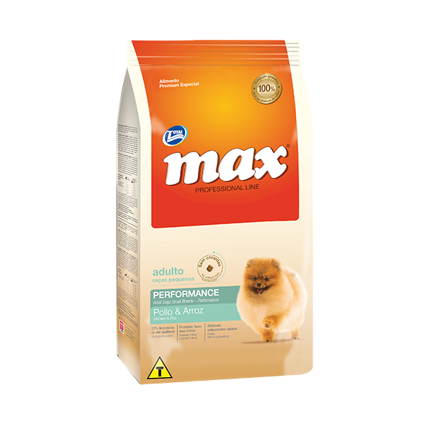 Alimento para perro Max Adulto Razas Pequeñas Performance Pollo 2 kg