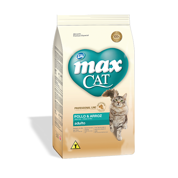 Alimento para gato adulto Max Professional Line Pollo y Arroz 1 kg