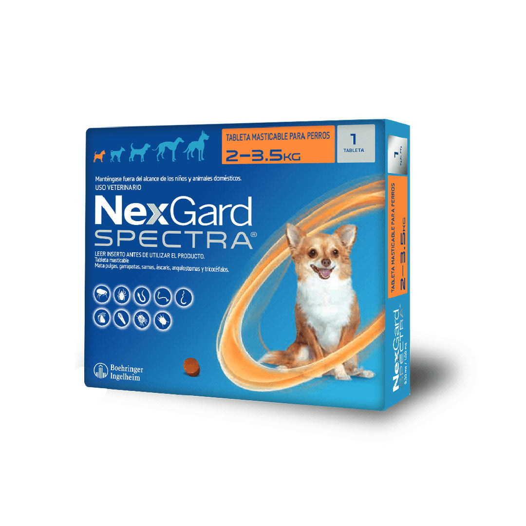 Antiparasitario Nexgard Spectra Perros  2-3.5Kg