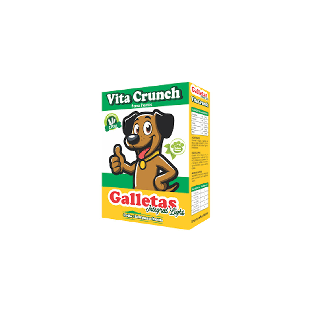 Snack Para Perro Vita Crunch Galleta Caja integral- 500 g